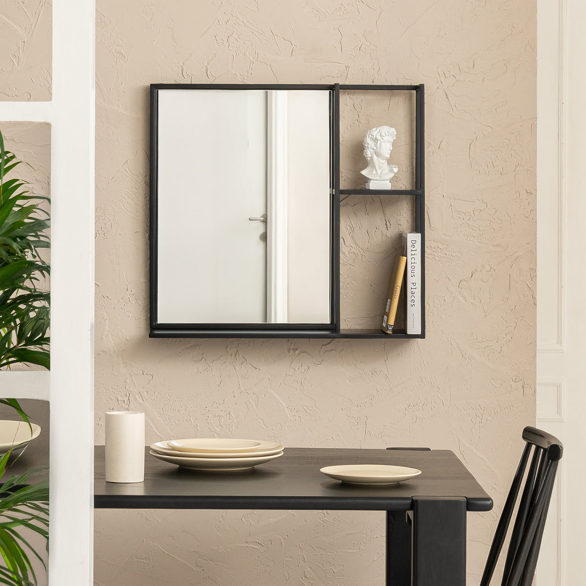 Gatsby Metal Wall & Accent Mirror - Black