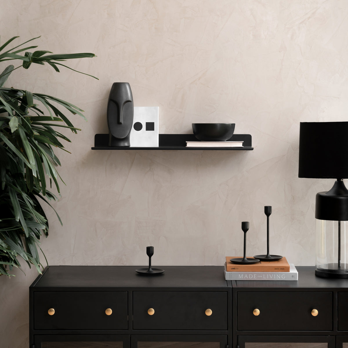 Billy Wall Mounted Shelf - Small - Black