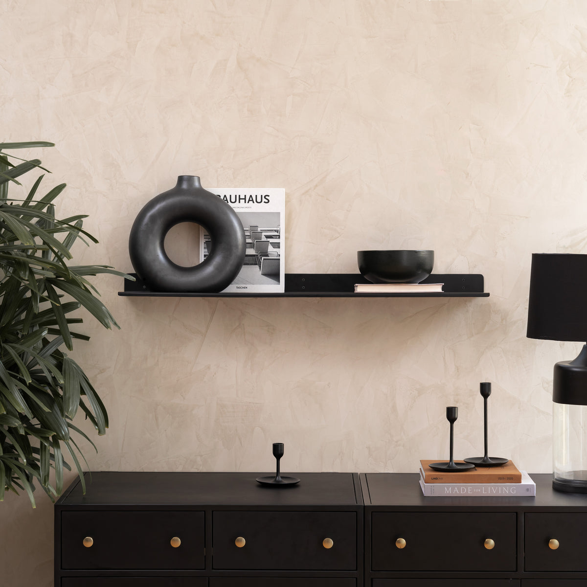 Billy Wall Mounted Shelf - Large - Black