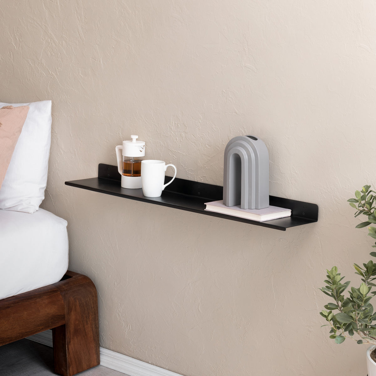 Billy Wall Mounted Shelf - Large - Black