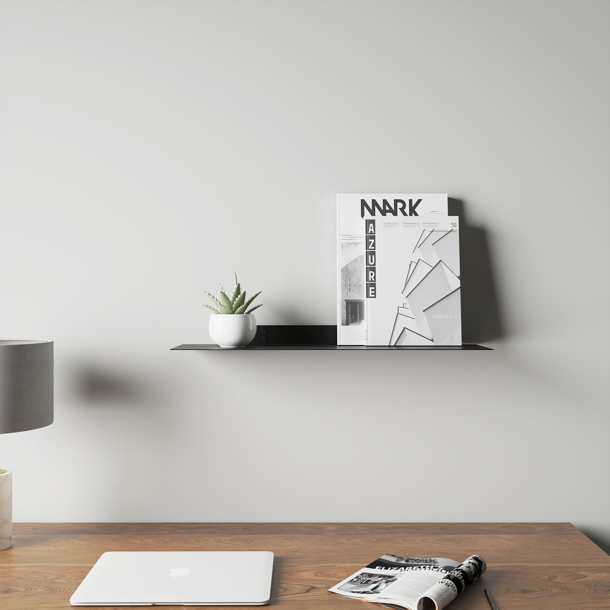 Sammy Wall Mounted Shelf - Small - Black