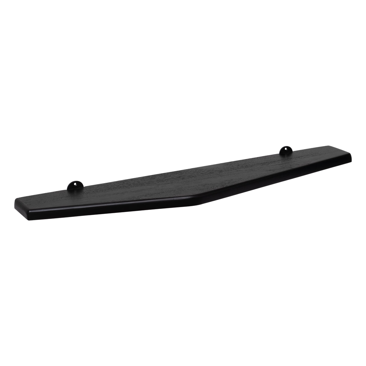 Lonny Solid Wood Wall Mounted Shelf - Black