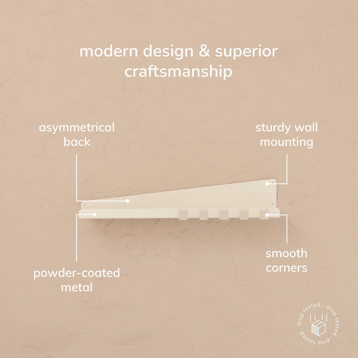 Carmel Wall Mounted Hook - Chalk White