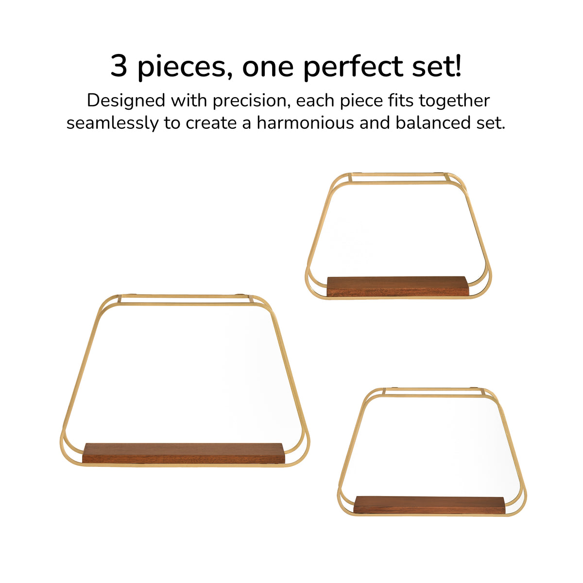 gold plated & walnut