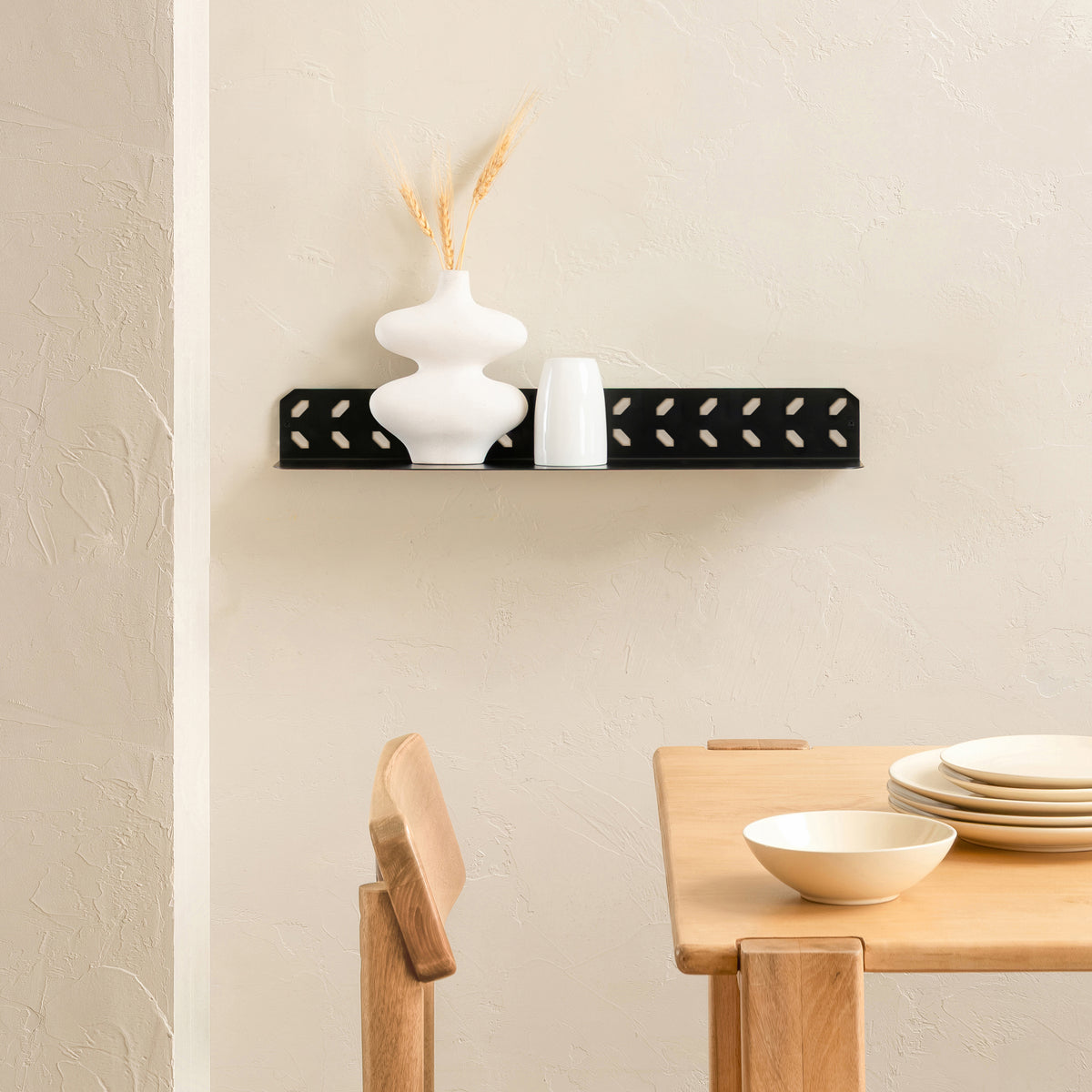 Ola Wall Mounted Shelf - Small - Black