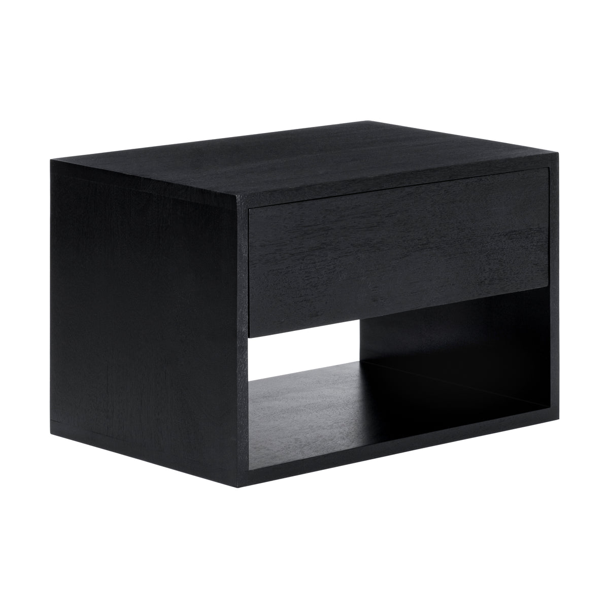 Idris Floating Nightstand - Black
