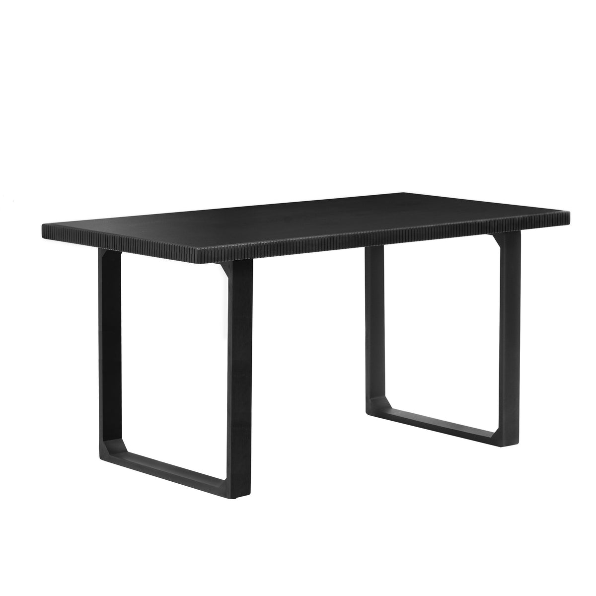 Margeaux Solid Wood Dining Table - Black