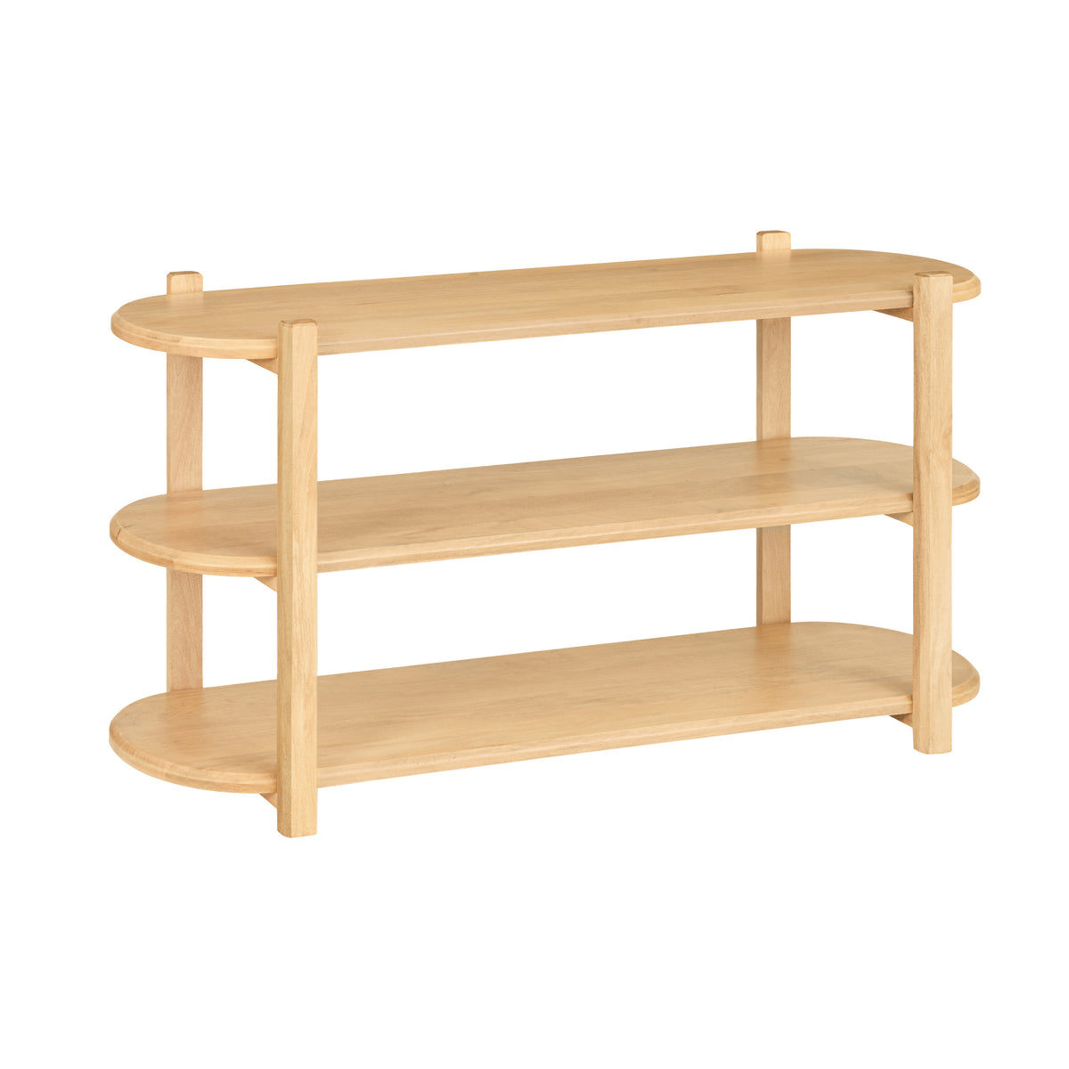 Dale Solid Wood Media Unit - Light Blonde