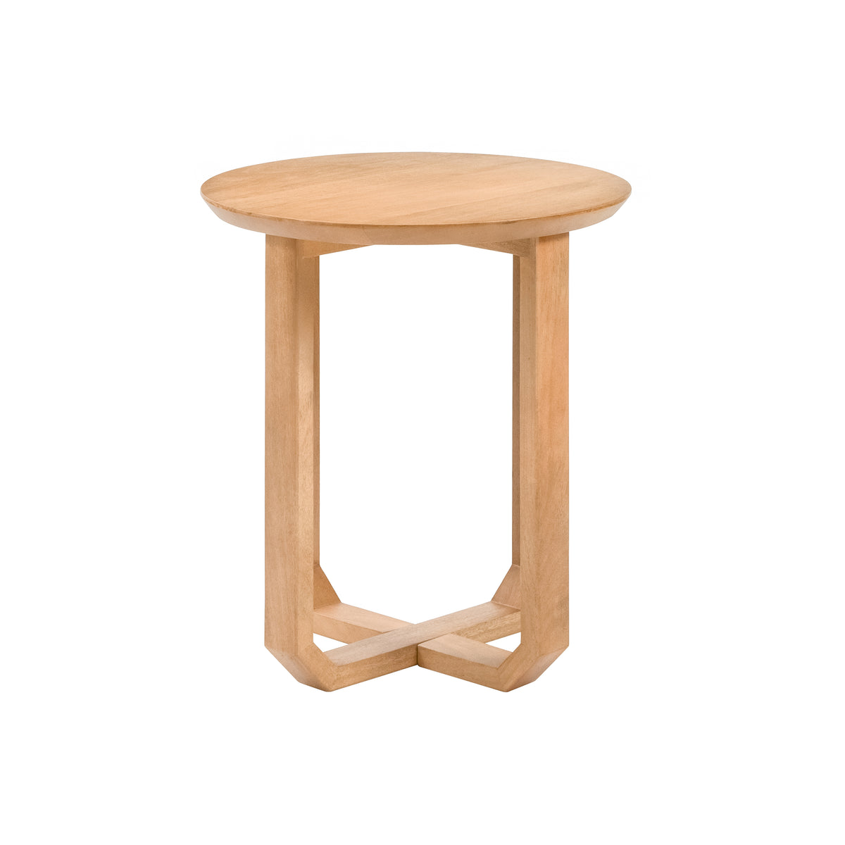 Forbes Solid Wood End Table - Blonde Natural