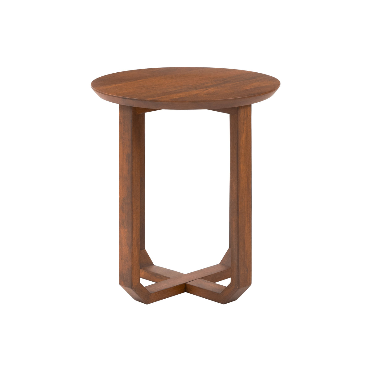 Forbes Solid Wood End Table - Walnut