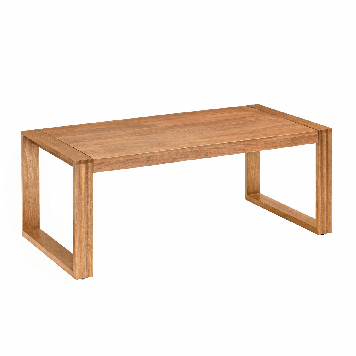 Lori Solid Wood Coffee Table - Mid Tone Honey