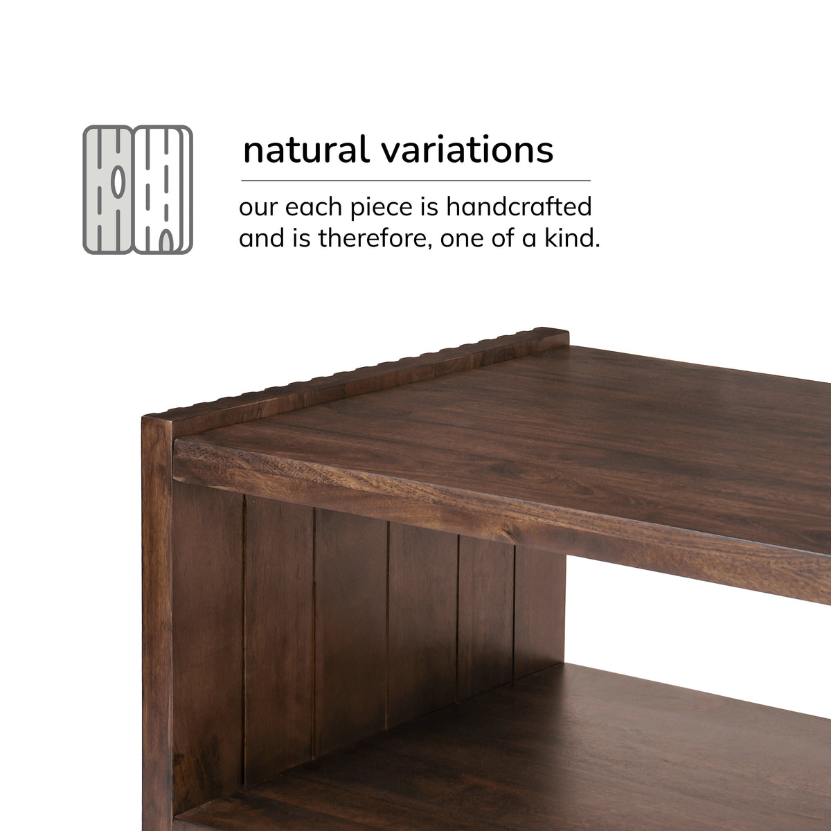 Marli Solid Wood Coffee Table - Espresso