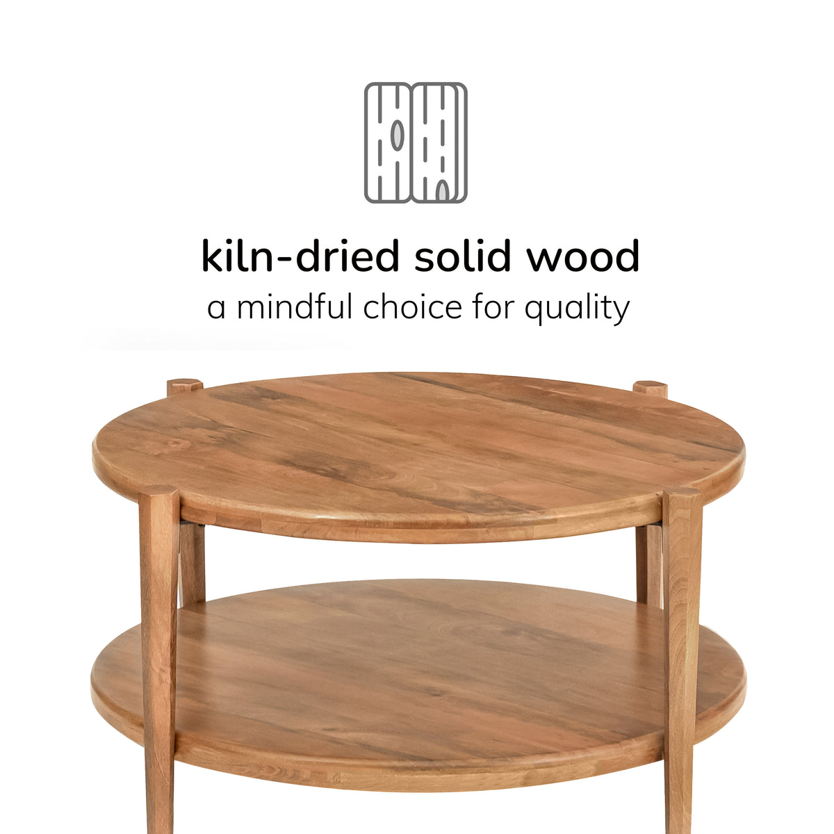 Cherokee Coffee & Cocktail Tables Solid Wood - Mid Tone Honey