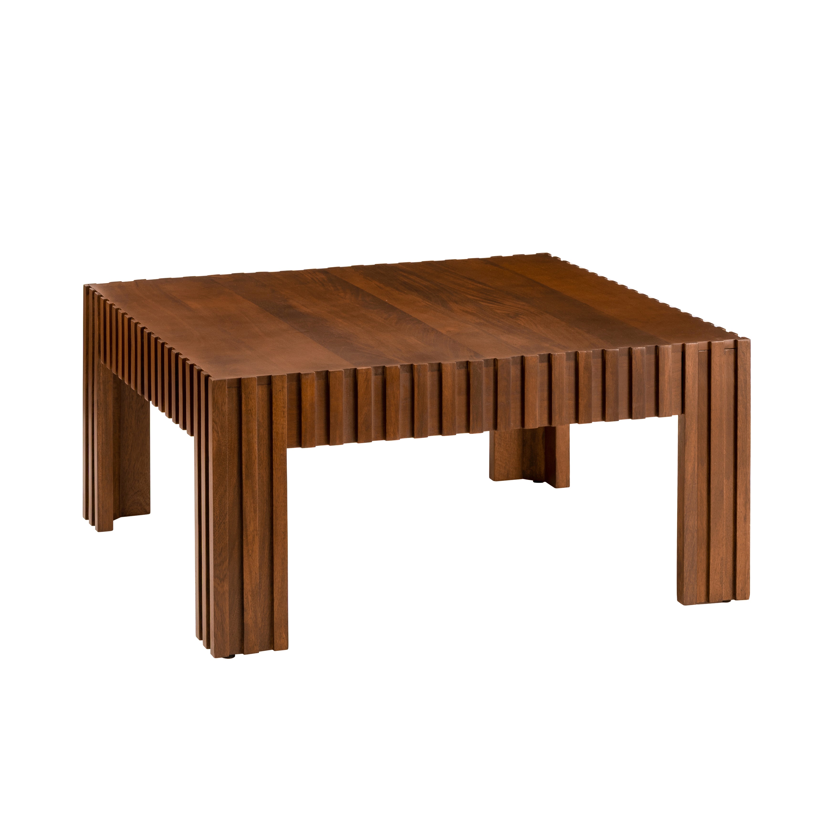 Fritz Solid Wood Coffee Table - Walnut
