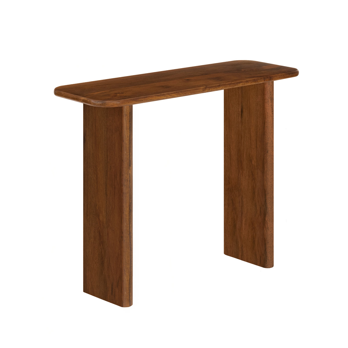 Zikha Solid Wood Console Table - Walnut