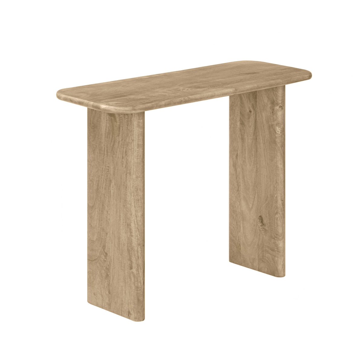 Zikha Solid Wood Console Table - Warm Sand
