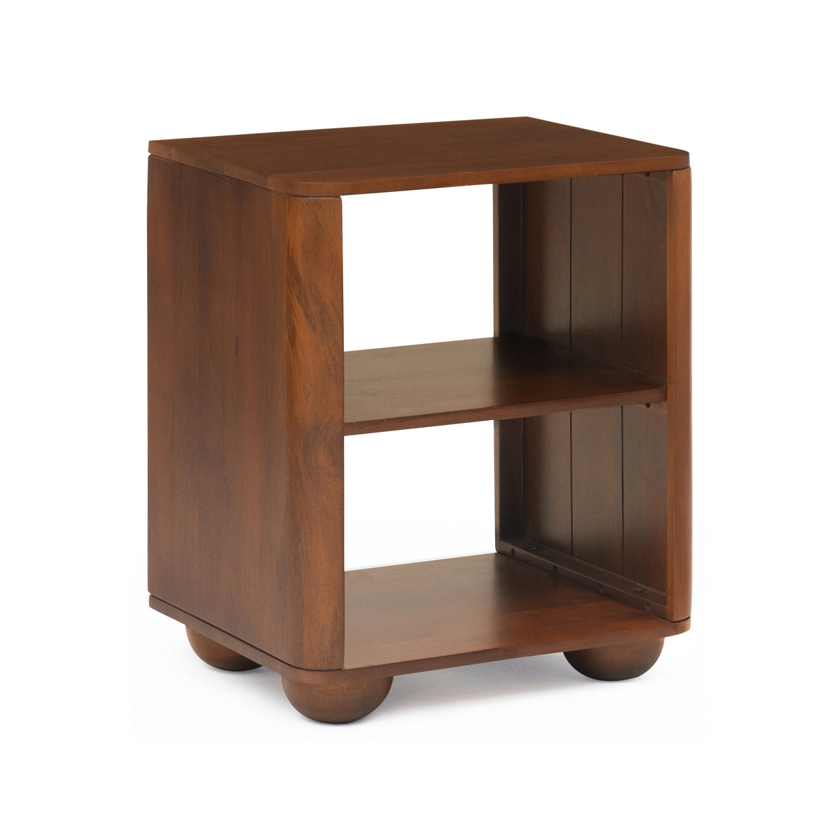 Samson Solid Wood Nightstand - Walnut