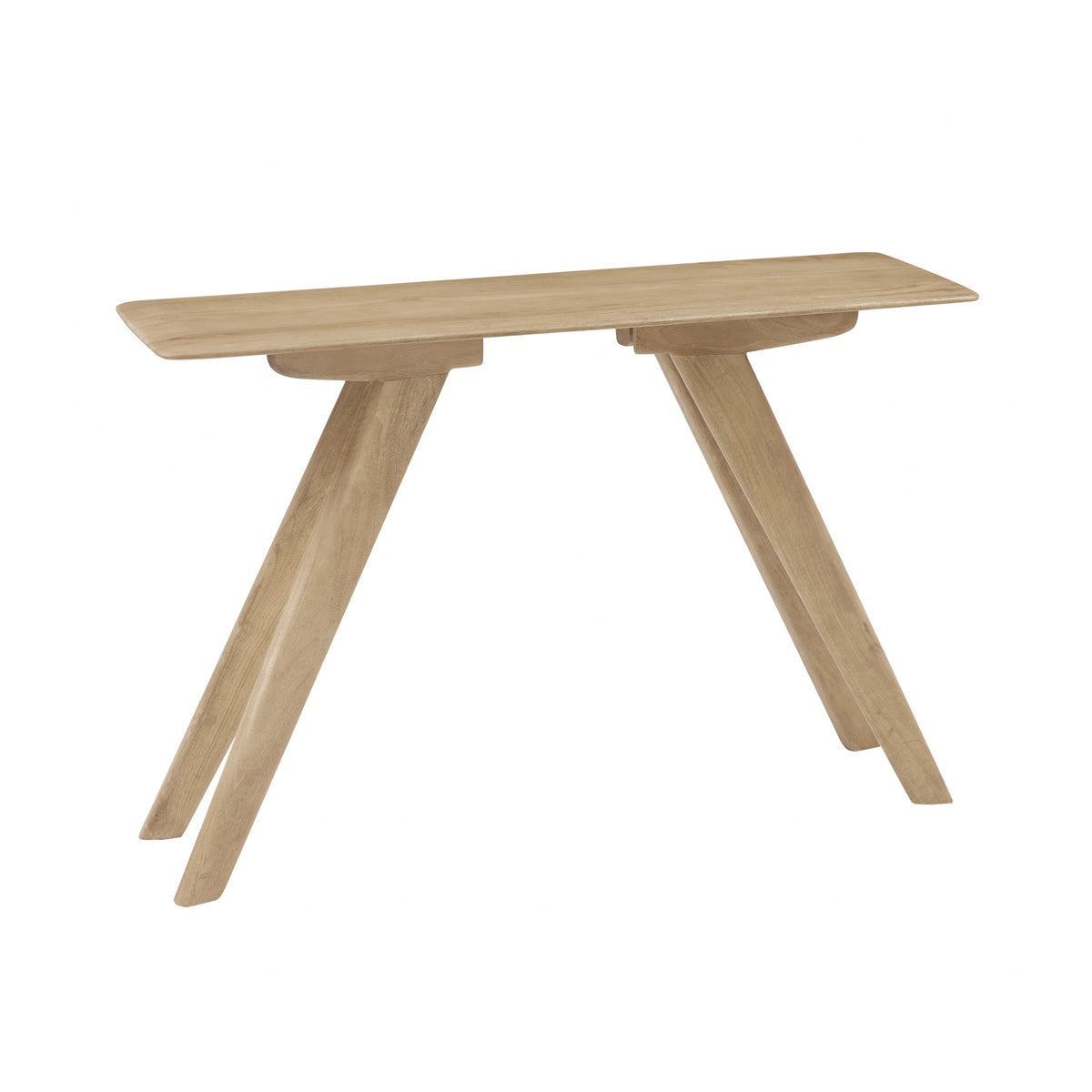 Marcel Solid Wood Console Table - Warm Sand