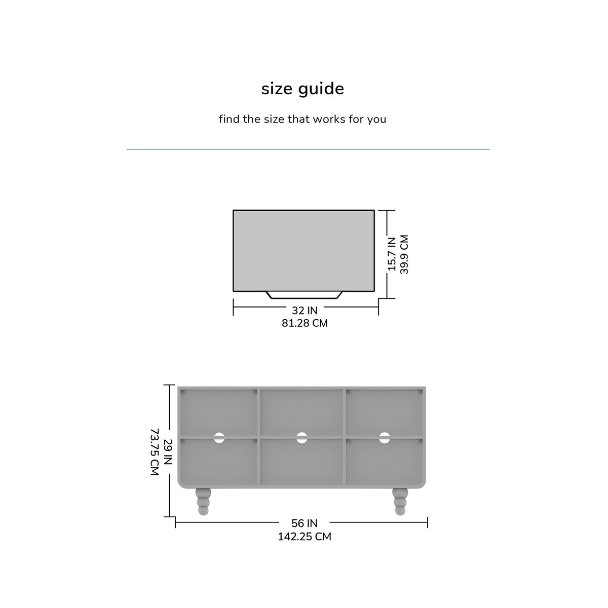 Safi Open Shelves Solid Wood Media Unit - Walnut