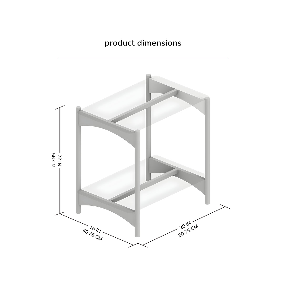 Hector Metal & Tempered Glass End Table - Sage Green