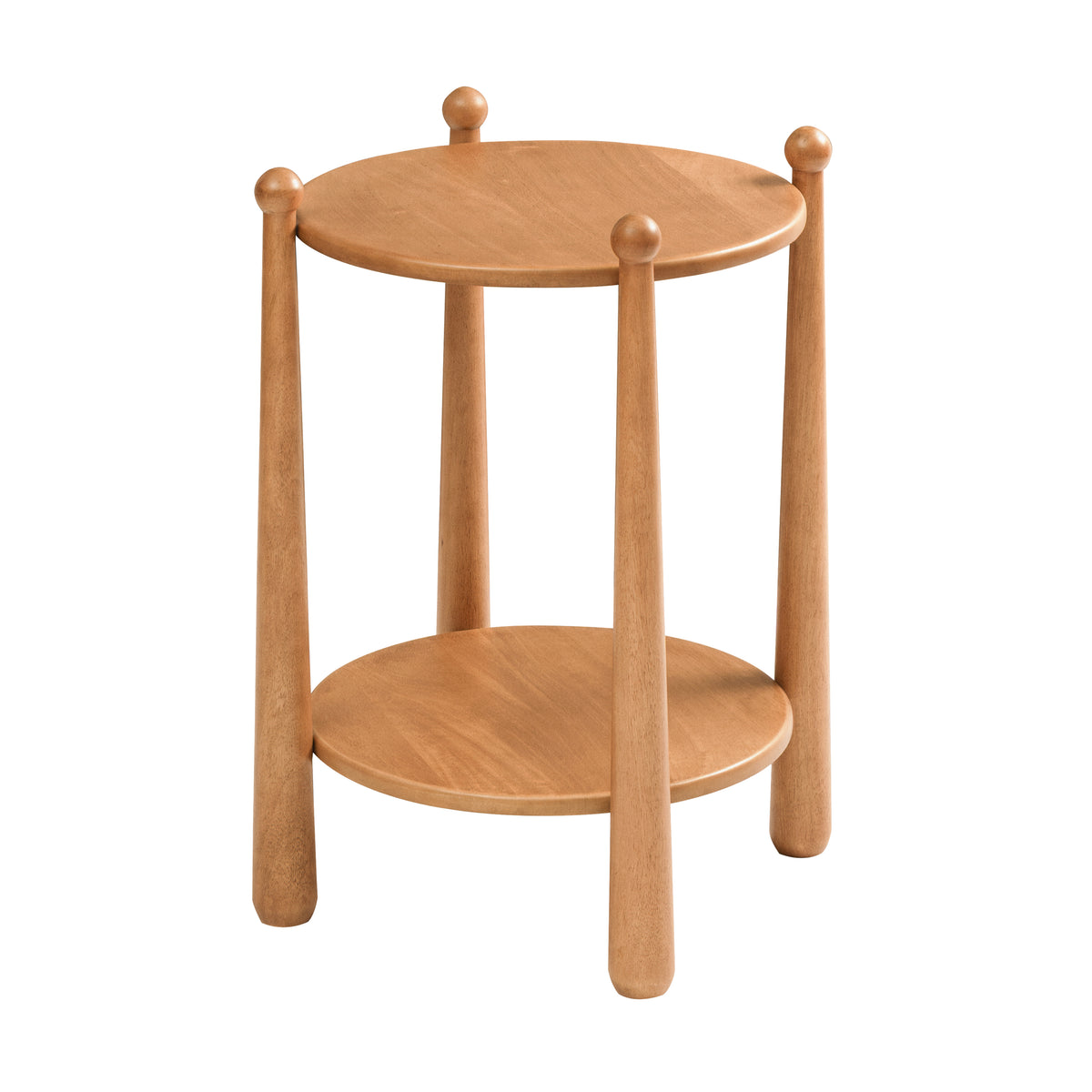 Pablo Solid Wood End Table - Mid Tone Honey