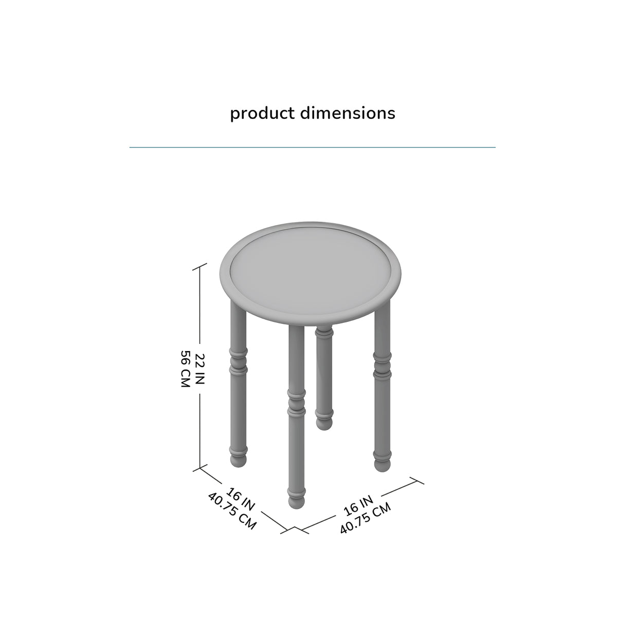 Pierre Solid Wood End Table - Mid Tone Honey