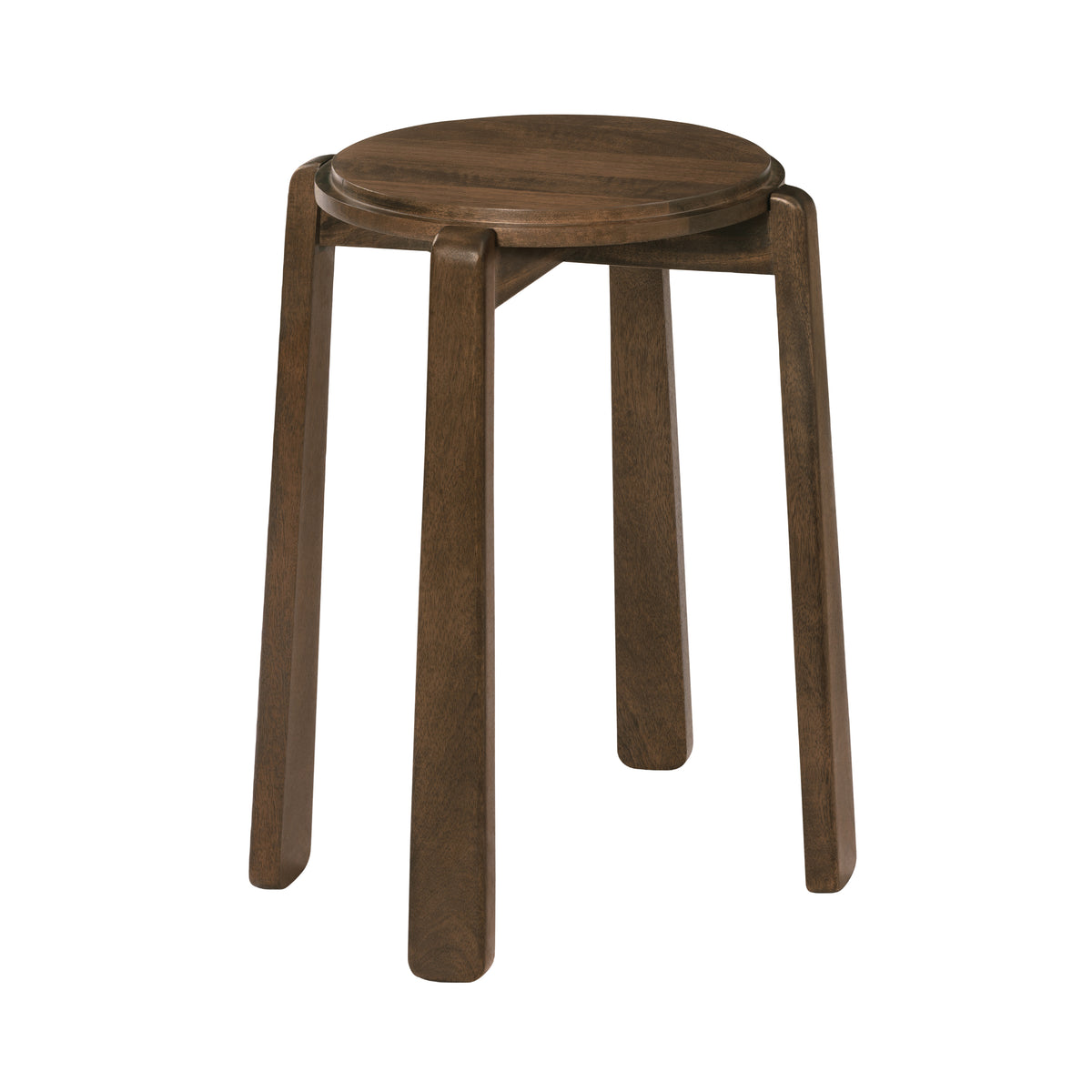 Iggy Solid Wood End Table - Hazel Brown