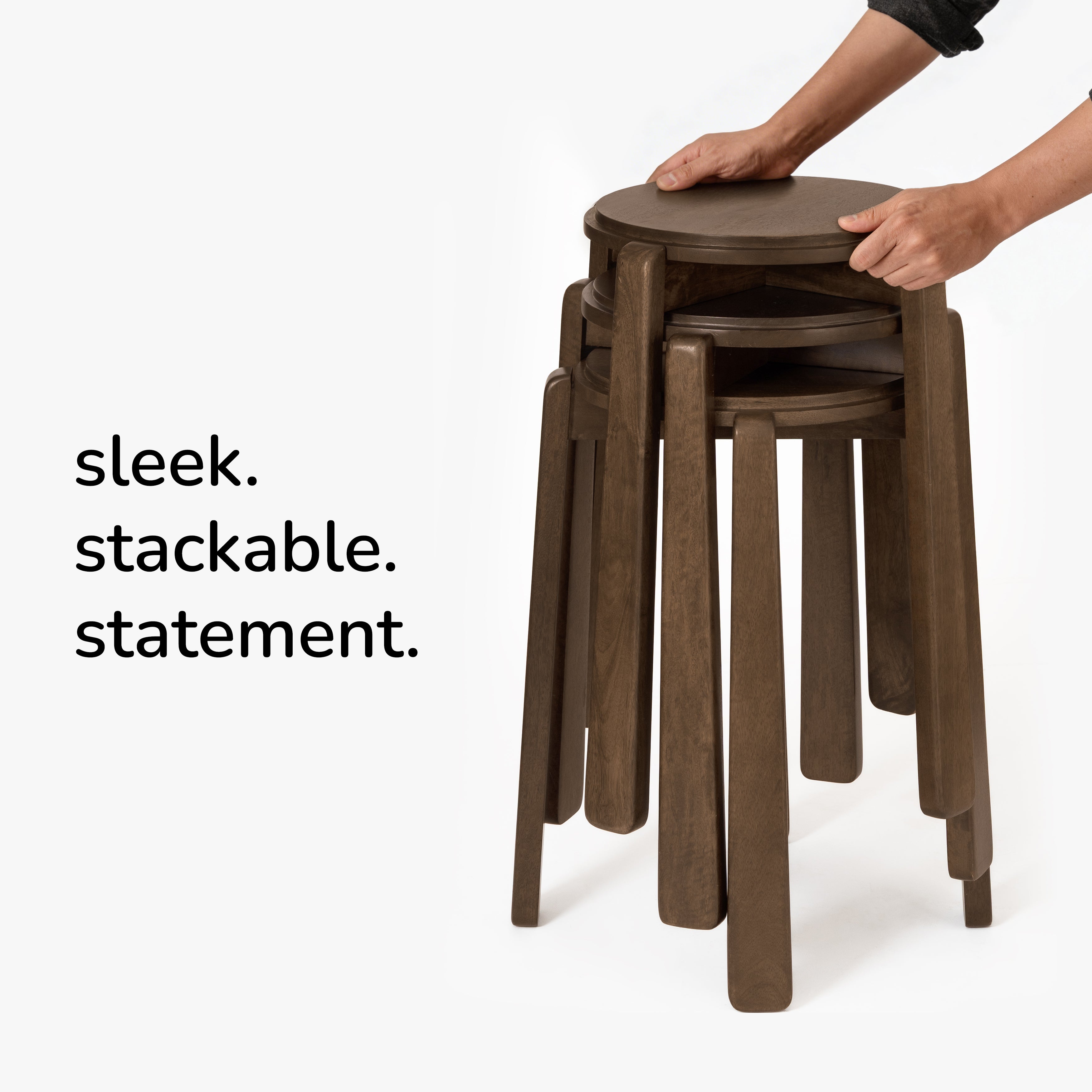 Iggy Solid Wood End Table - Hazel Brown