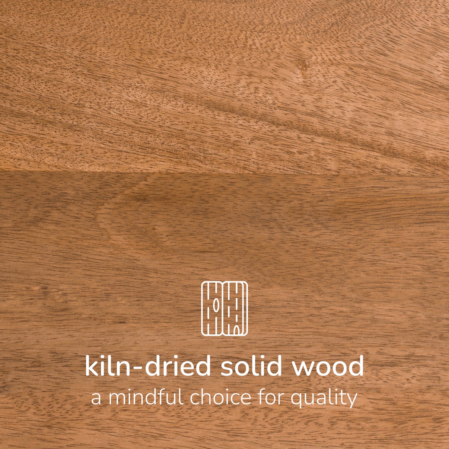 Marli Solid Mango Wood Console Table - Mid Tone Honey