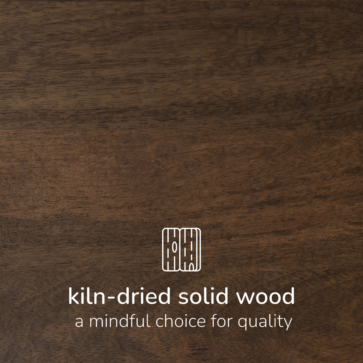 Lenni Solid Wood Nested End Table - Hazel Brown