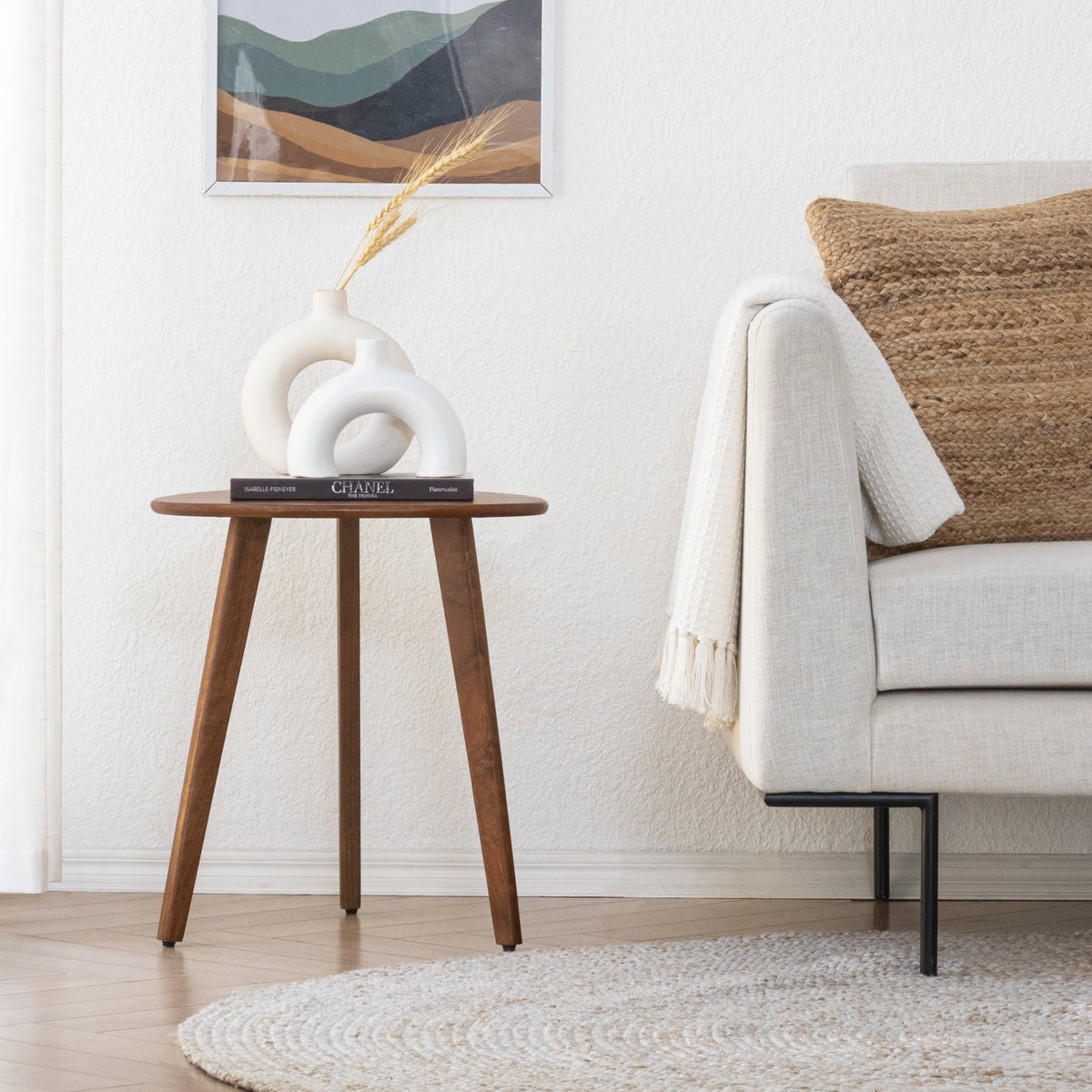 Armstrong End Table - Large - Walnut