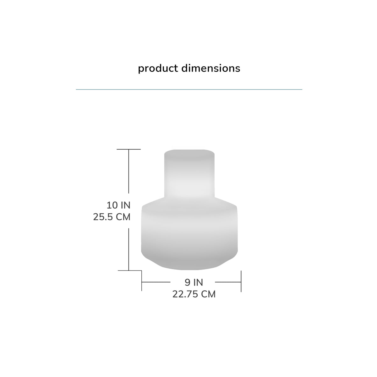 Ashley Vase Ecomix - Light Sienna