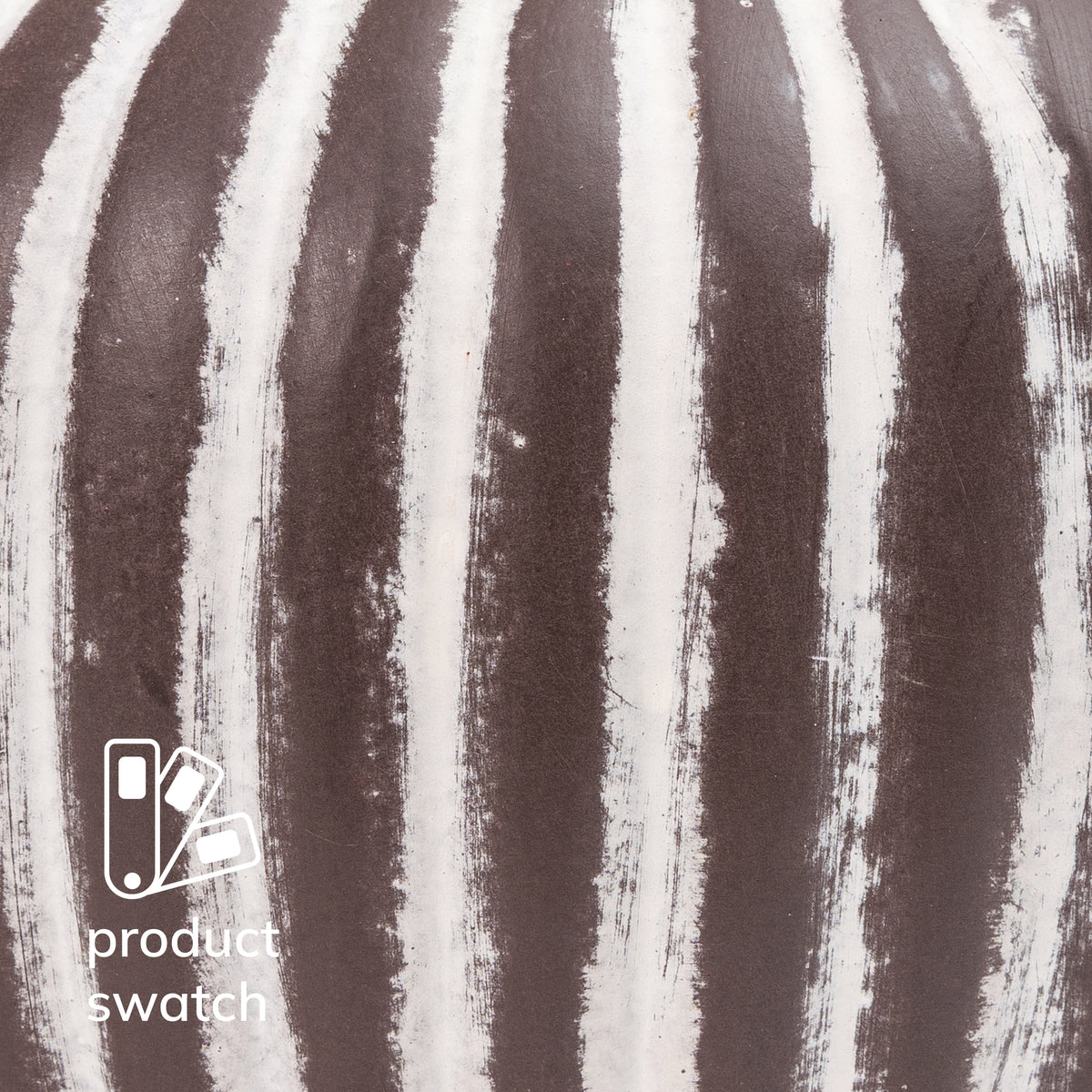 dark brown & white