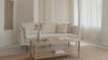 Rhonda Solid Wood Coffee Table - Warm Sand.
