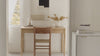 Rhonda Solid Wood Desk - Warm Sand.