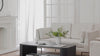 Warwick Solid Wood Coffee Table - Black.
