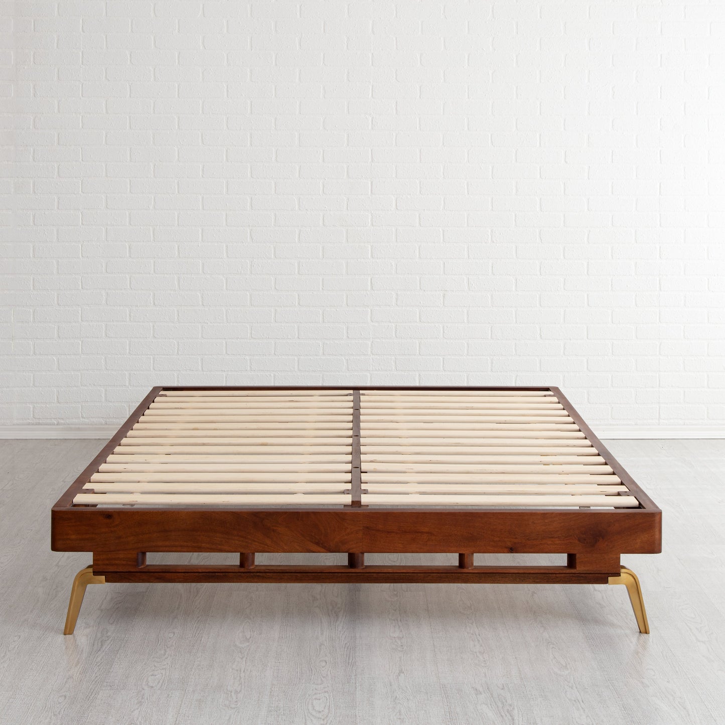 walnut/gold