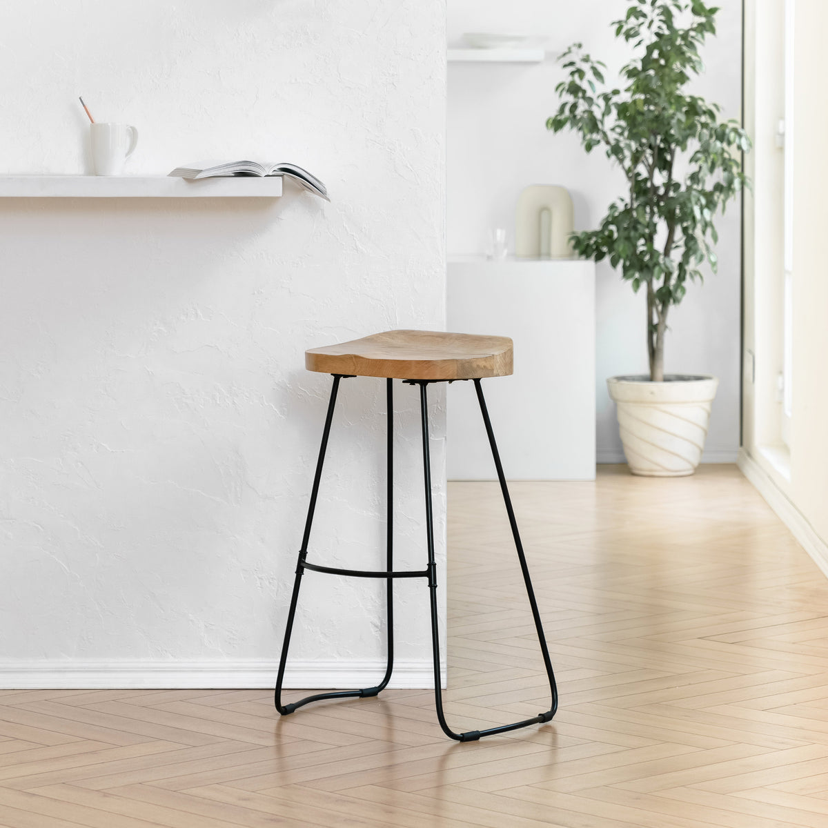 Rombass Bar Stool - Natural