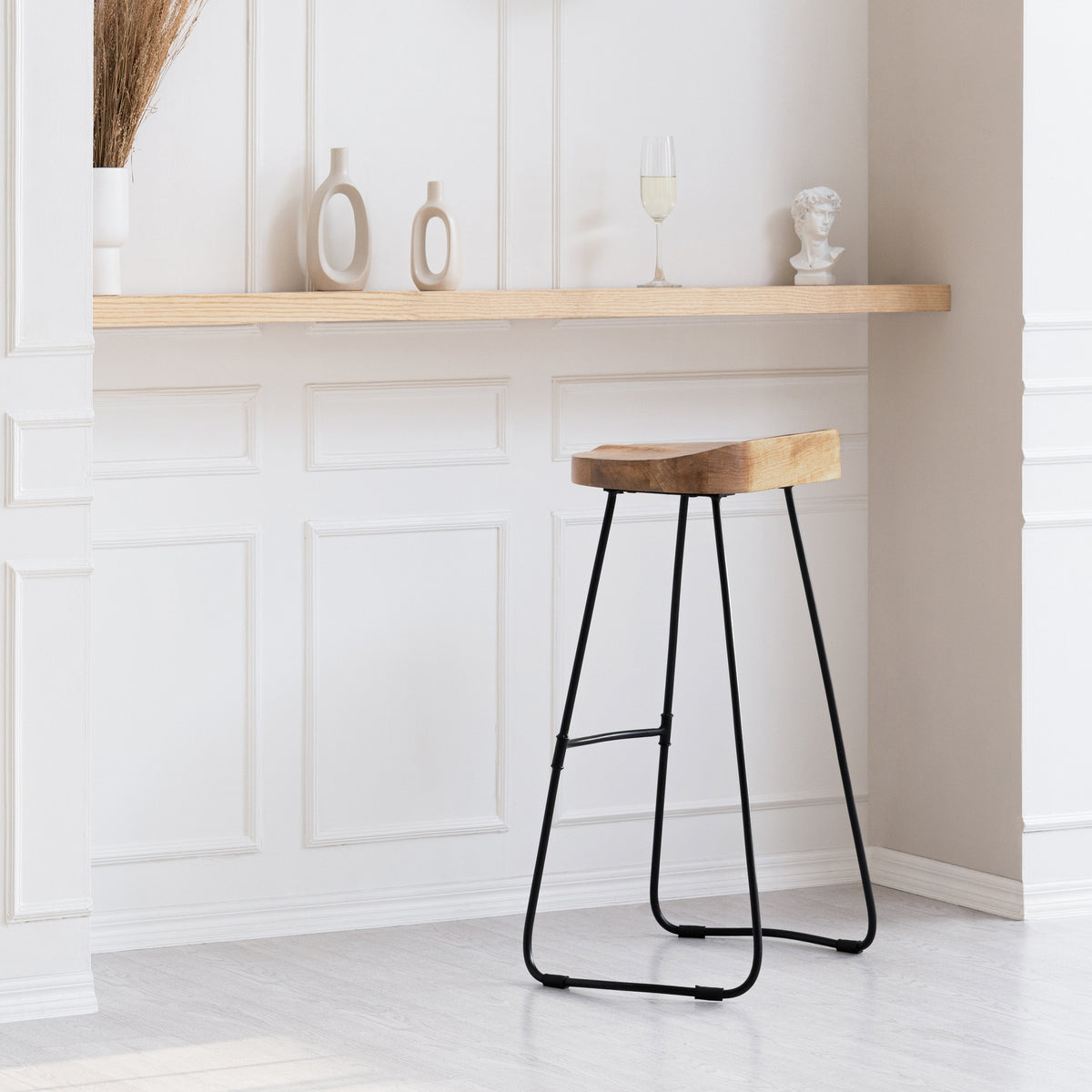 Rombass Bar Stool - Natural