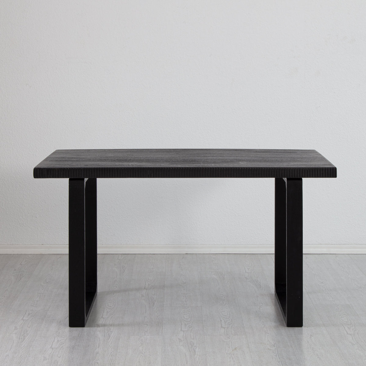 Ancona Solid Wood Desk - Black