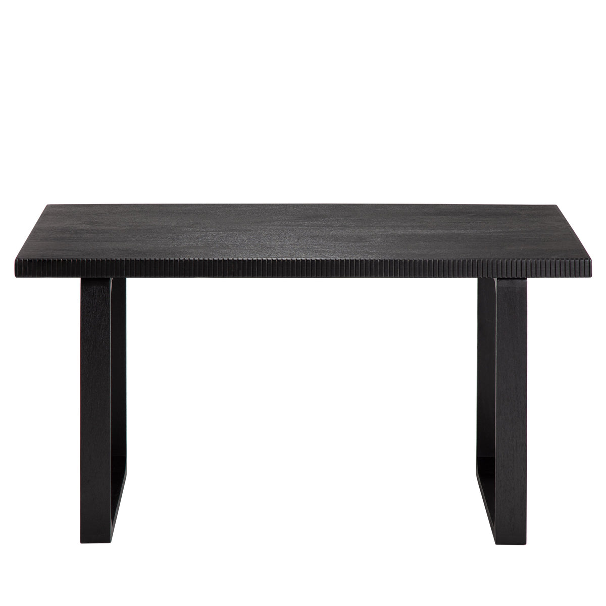 Ancona Solid Wood Writing Desk - Black