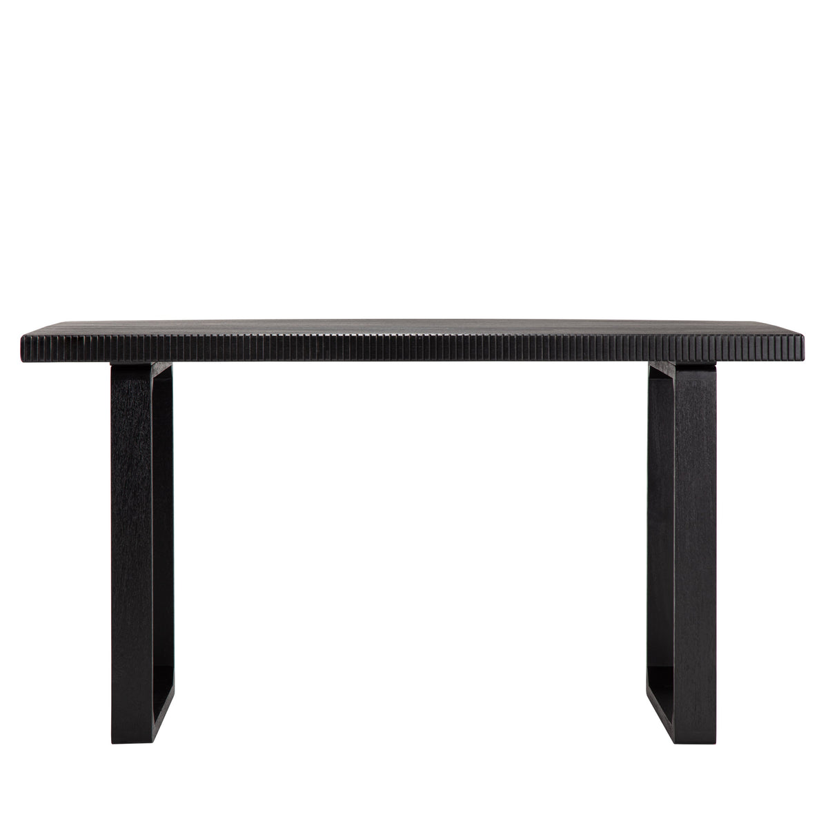 Ancona Solid Wood Writing Desk - Black