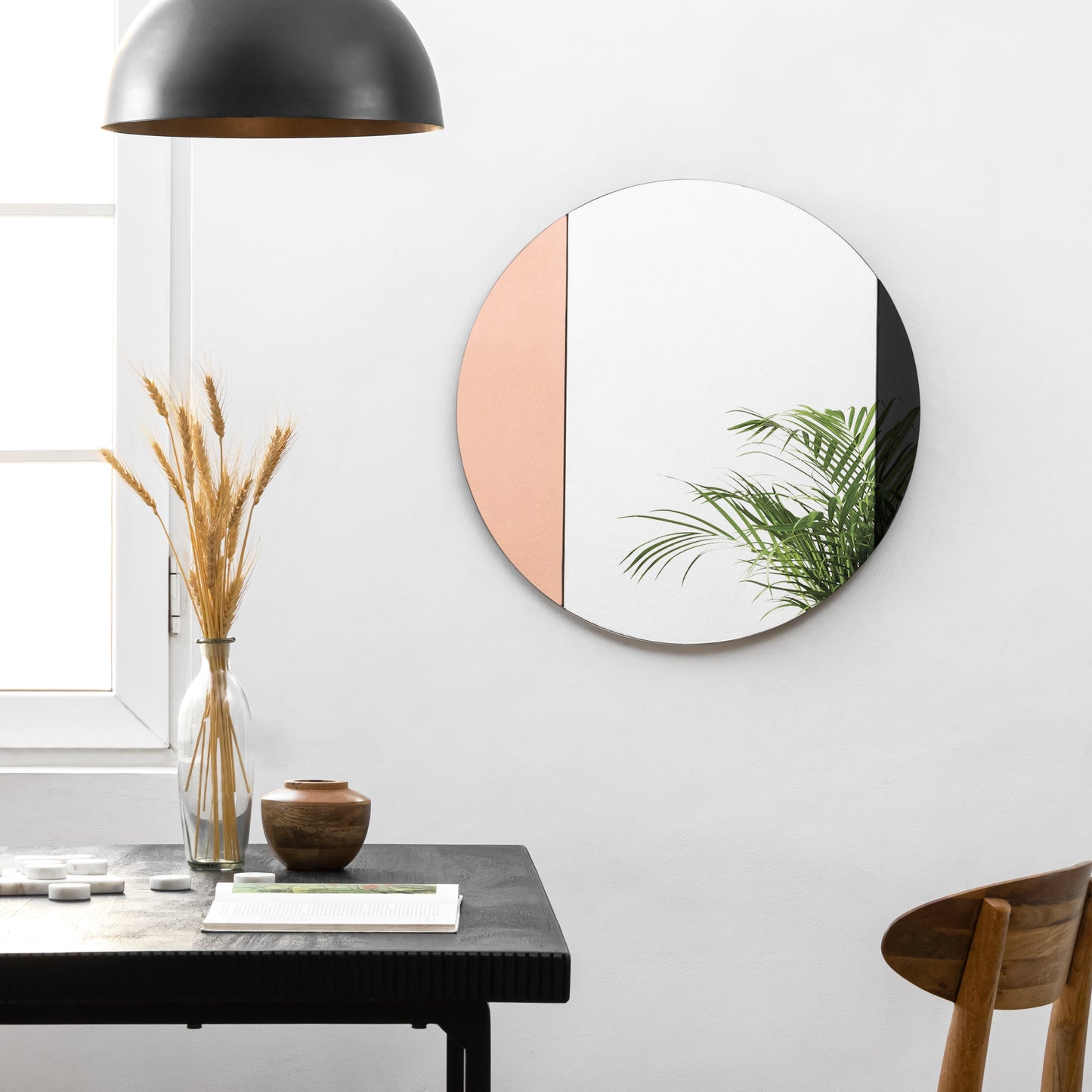 black, rose gold
