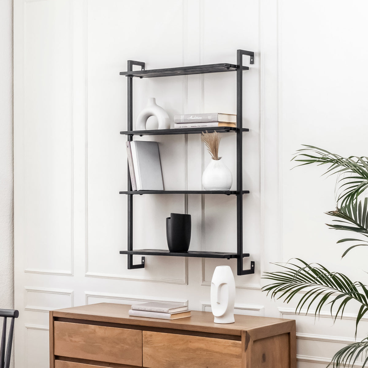 Phantom Wall Mounted Shelf - Black