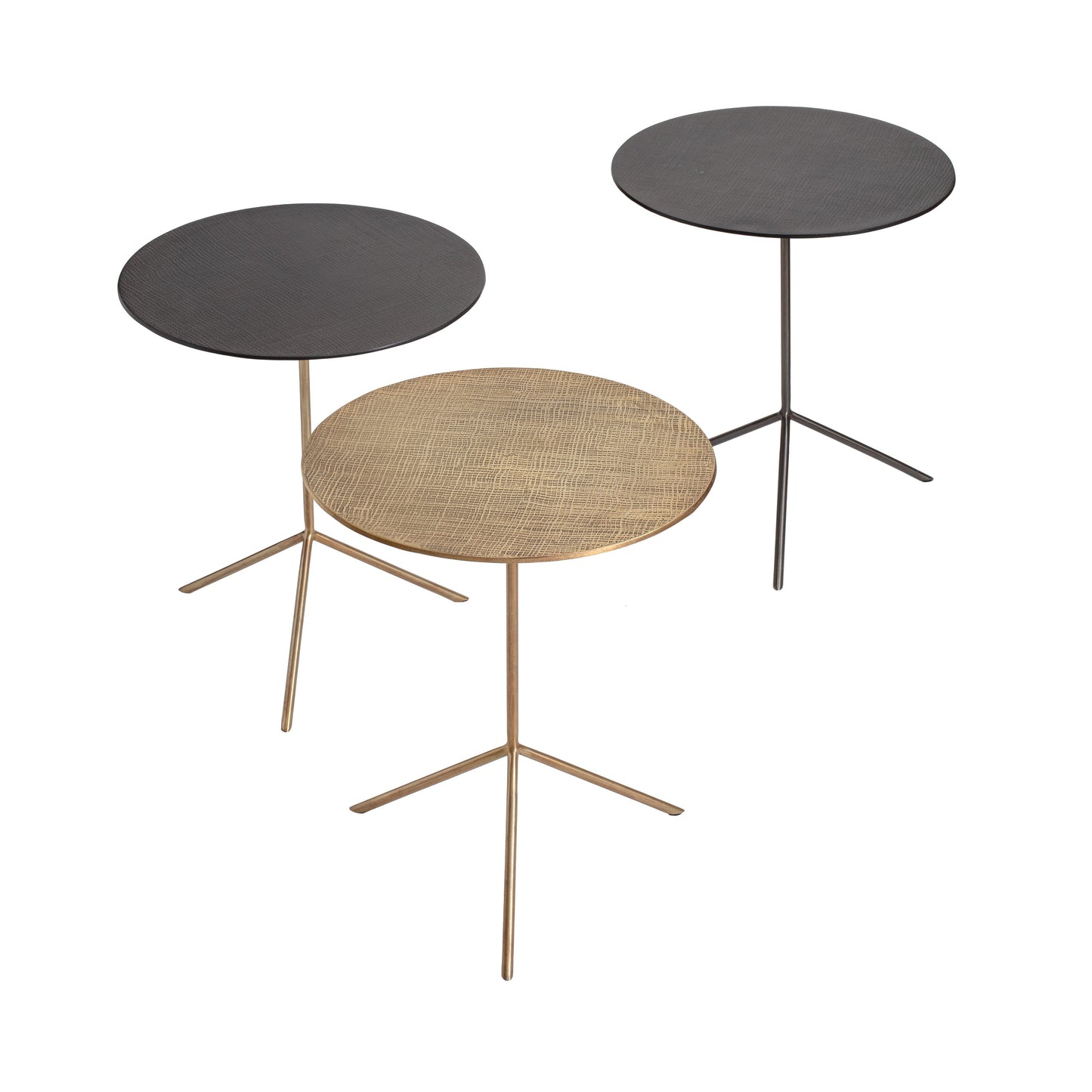 Noelle End Large Table - Black Top