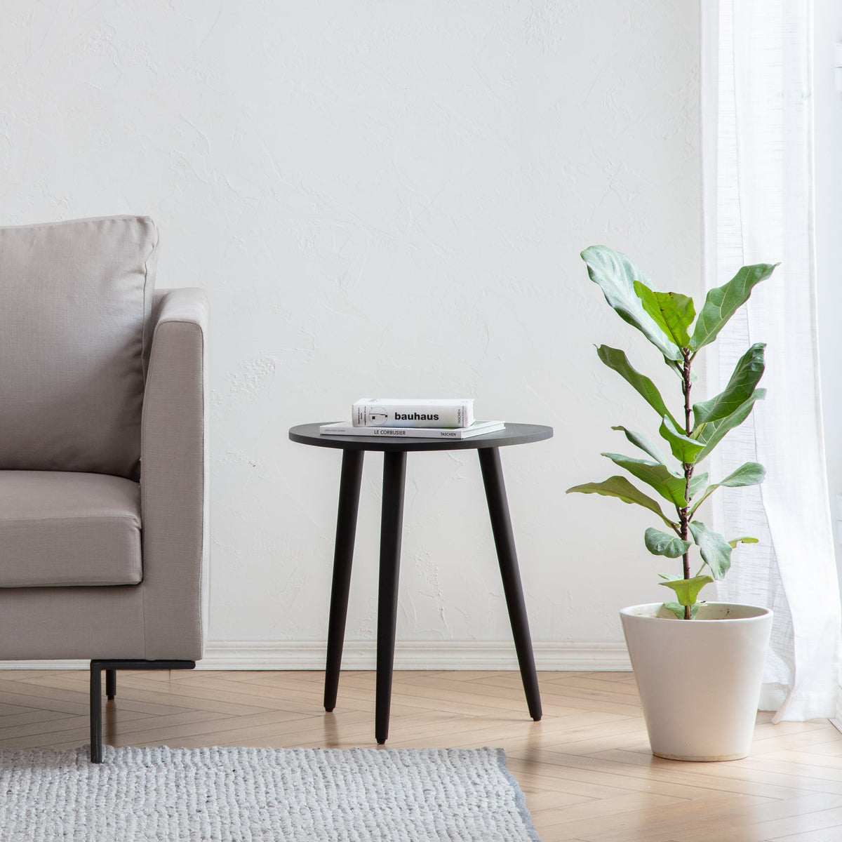 Tora End Table - Large - Black
