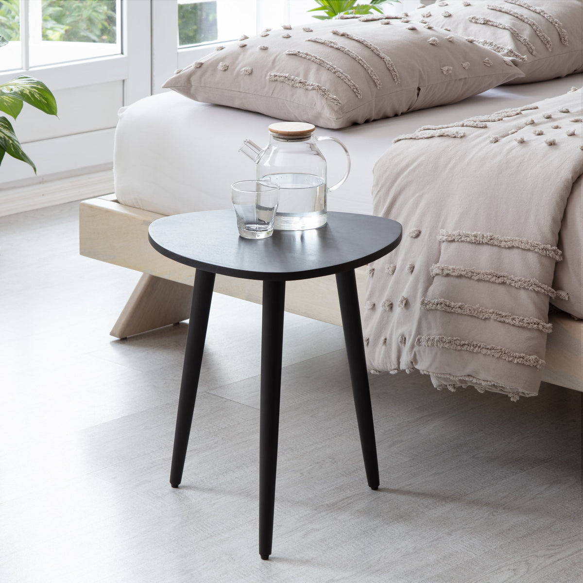 Tora End Table - Large - Black