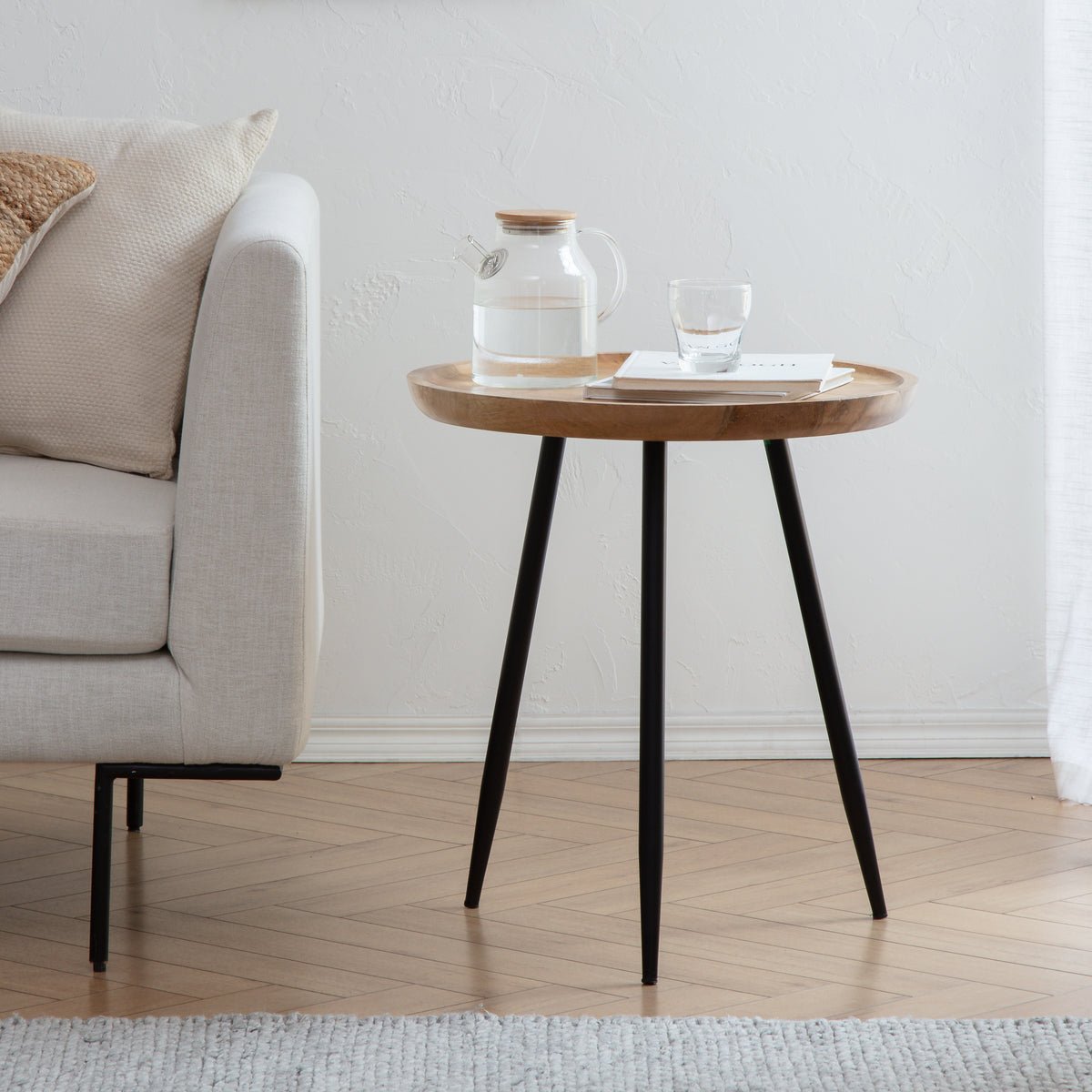 Chervey End Table - Large - Natural